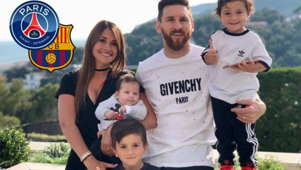 Antonella se fue con Lio Messi rumbo a París para ser presentado como jugador del PSG.